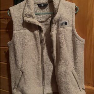The North Face Off-White Fleece Vest